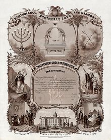 Az ős-B'nai B'rith 1843-ban alakult az Egyesült Államokban 12 New York-i zsidó alapította a szekuláris szervezetet, a kor szabadkőműves hagyományainak szellemében, ekképp próbálván közös platformot teremteni a New York-i zsidóság számára. A szervezet célja „egyesíteni az izraelitákat azon munkában, mely előmozdítja mind a maguk mind az egész emberiség legnemesebb érdekeit.