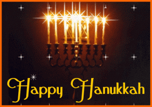 Animated Happy Hanukah main front webpage